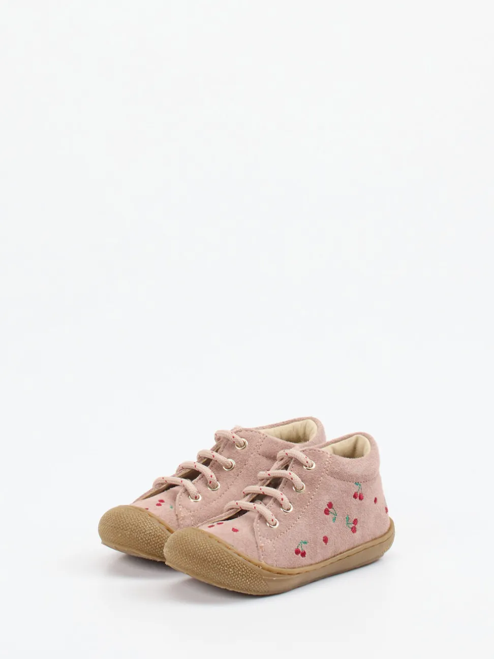 Naturino – Lauflernschuh aus Veloursleder altrosa