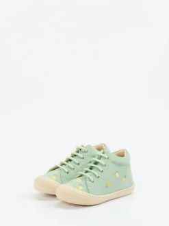 Naturino – Lauflernschuhe aus Veloursleder mintgrün