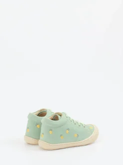 Naturino – Lauflernschuhe aus Veloursleder mintgrün