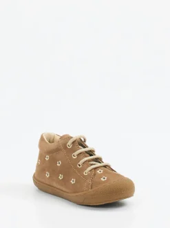 Naturino – Lauflernschuhe aus Veloursleder hellbraun