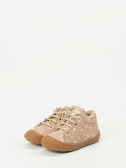 Naturino – Lauflernschuhe aus Kalbleder in Rosébeige