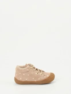 Naturino – Lauflernschuhe aus Kalbleder in Rosébeige
