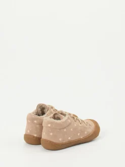 Naturino – Lauflernschuhe aus Kalbleder in Rosébeige