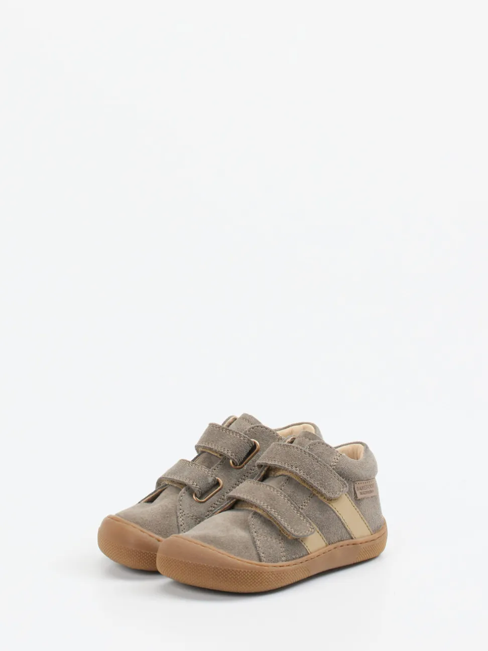 Naturino – Lauflernschuhe aus Veloursleder taupe