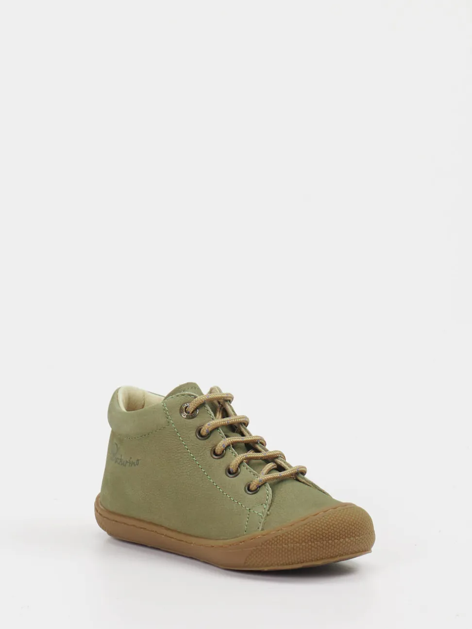 Naturino – Lauflernschuhe aus Leder olivgrün