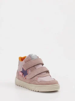 Naturino – Sneaker aus Veloursleder in Rosa
