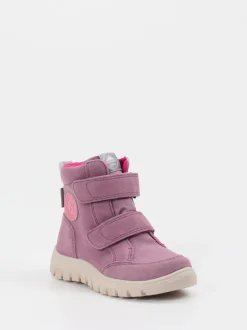 Naturino – Winterstiefel aus Veloursleder pink