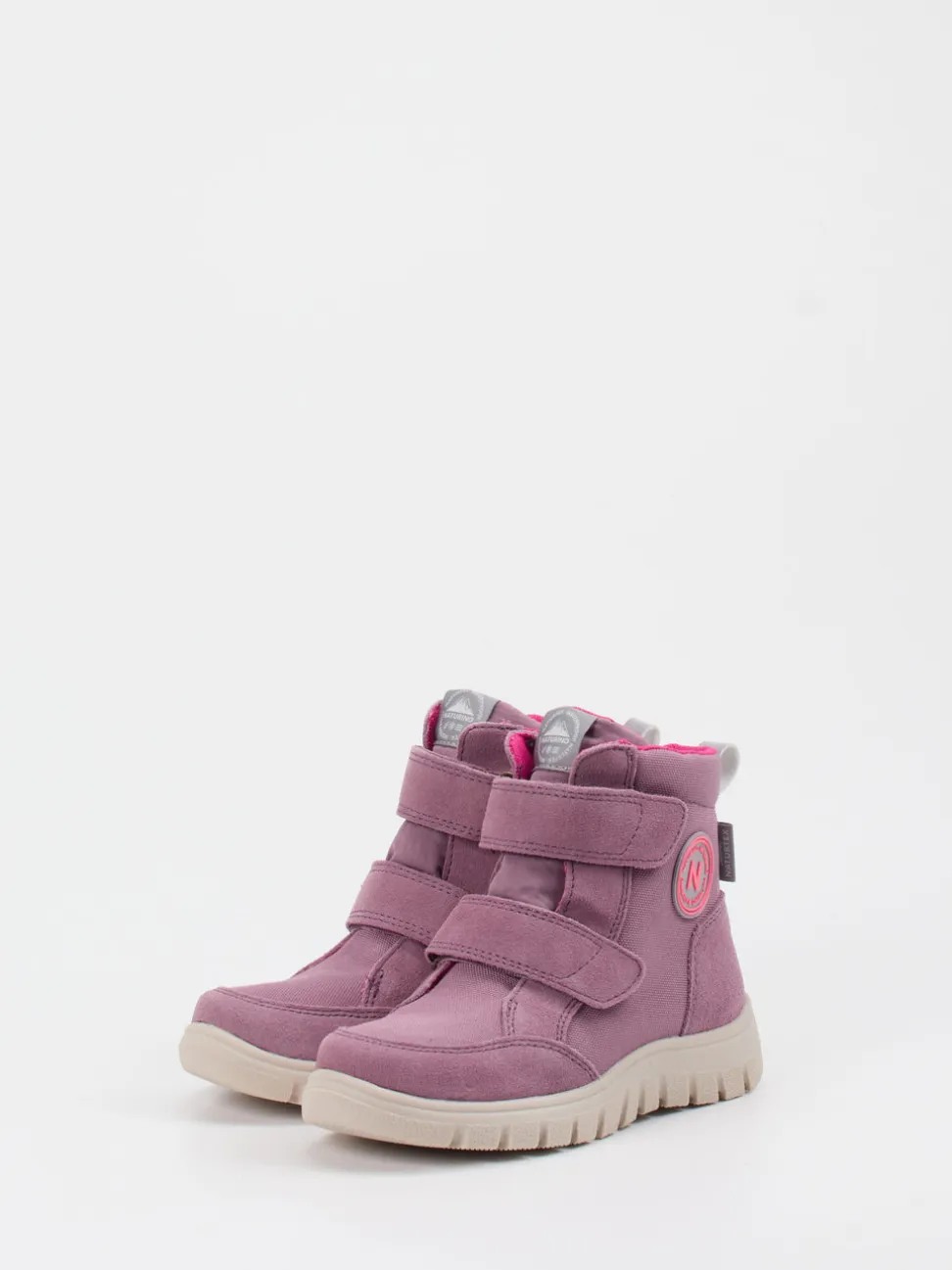 Naturino – Winterstiefel aus Veloursleder pink