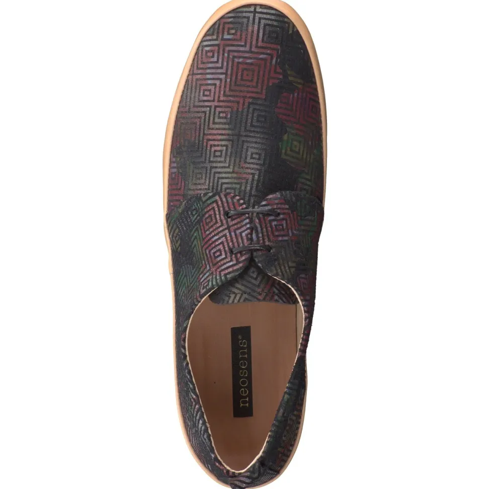 Neosens – Schnürschuhe aus Leder mit Multicolor-Muster