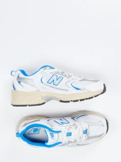 New Balance – Retro-Sneaker aus Mesh in Weiß
