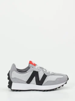 New Balance – Retro-Sneaker aus Veloursleder grau