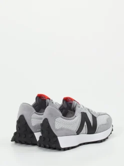 New Balance – Retro-Sneaker aus Veloursleder grau