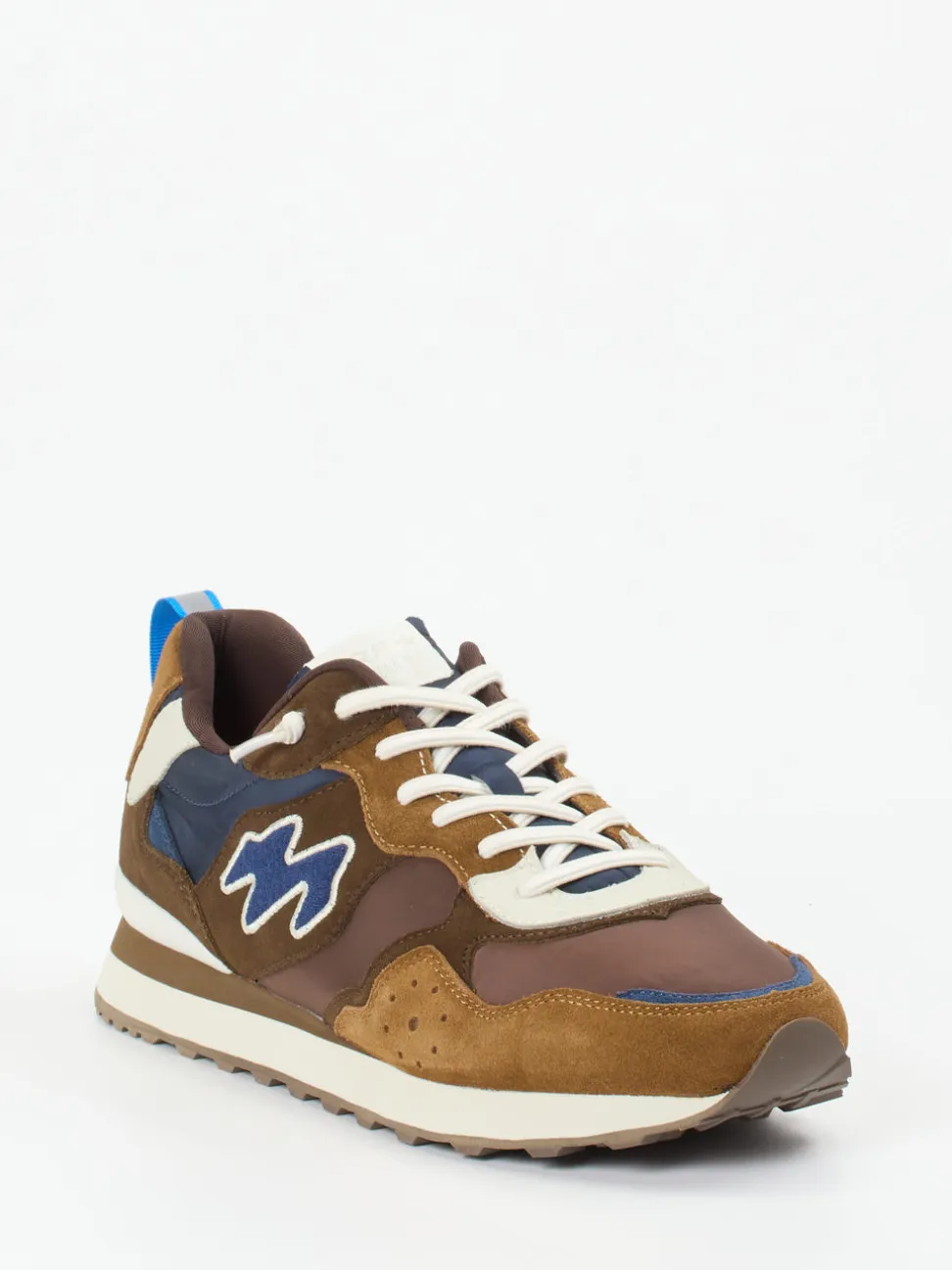 New Balance – Retro-Sneaker aus Velours/Textil braun