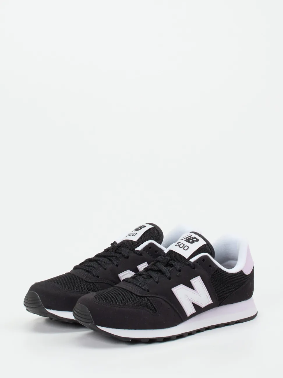 New Balance – Retro-Sneaker aus Textil in Schwarz