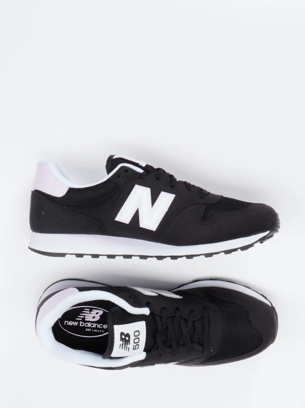 New Balance – Retro-Sneaker aus Textil in Schwarz