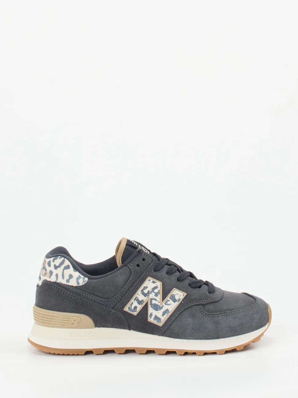 New Balance – Retro-Sneaker aus Veloursleder grau