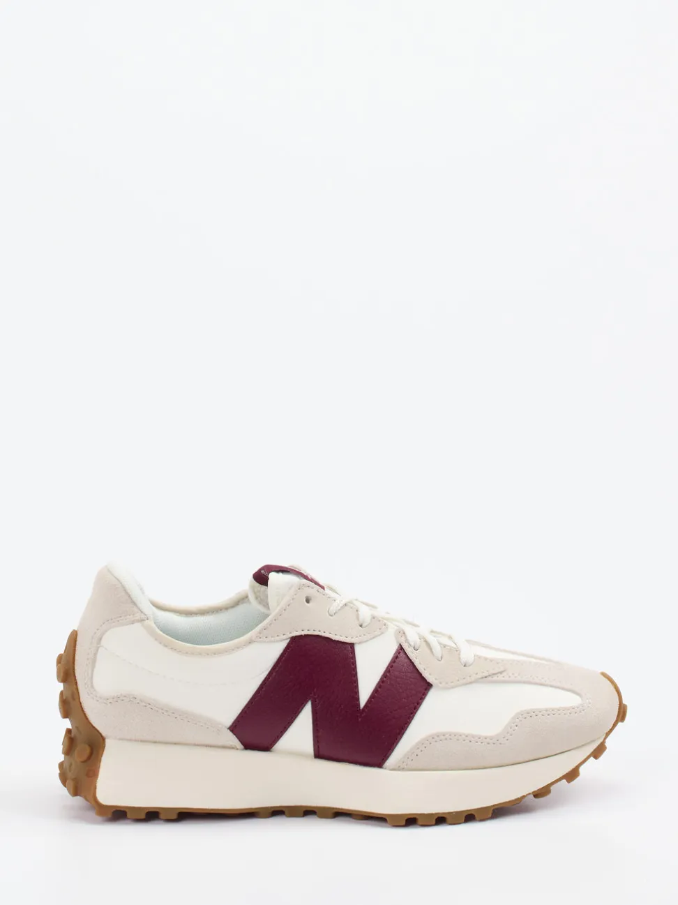 New Balance – Retro-Sneaker aus Textil in Offwhite