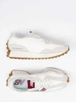 New Balance – Retro-Sneaker aus Textil in Offwhite