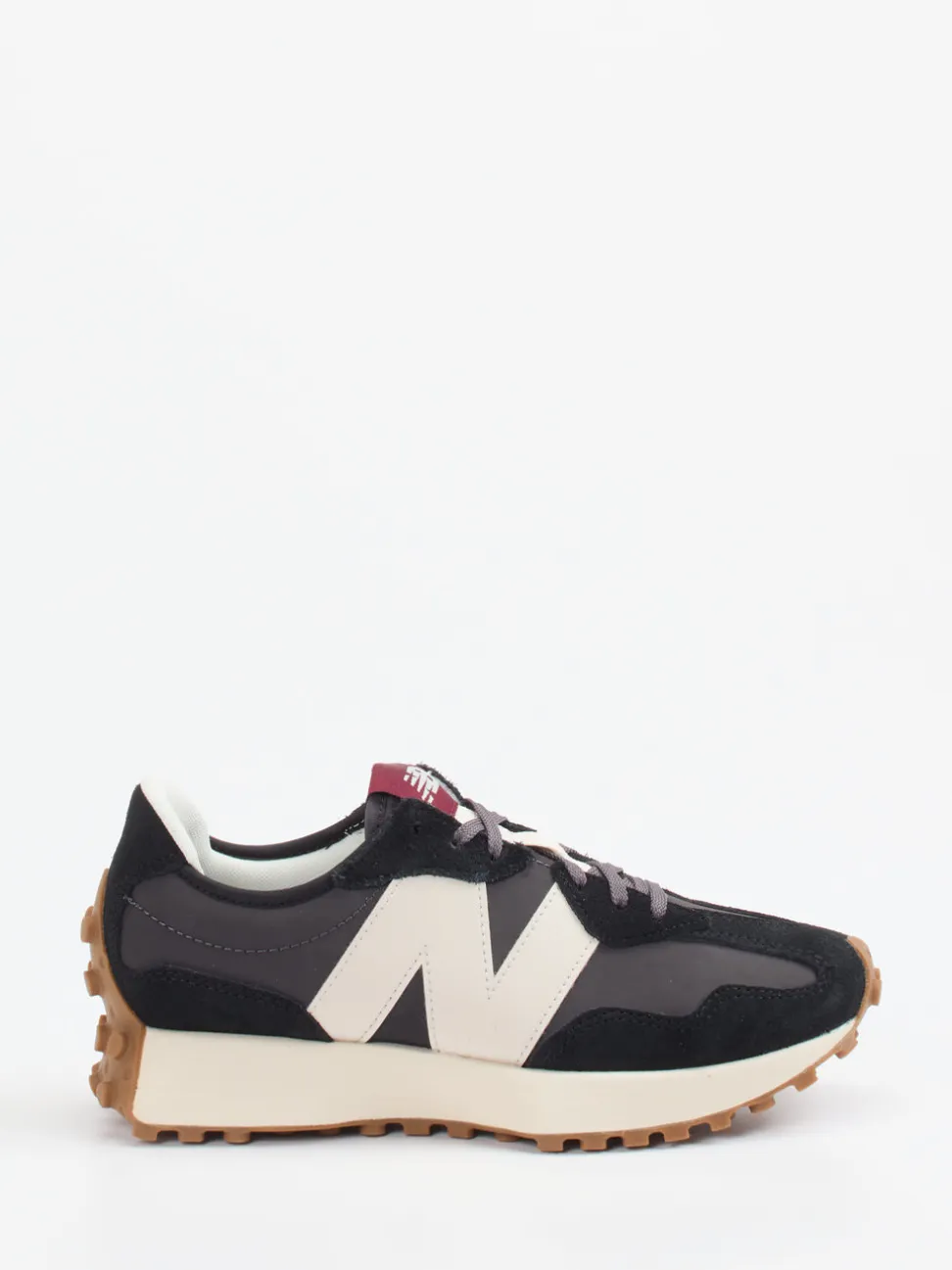 New Balance – Retro-Sneaker aus Veloursleder anthrazit