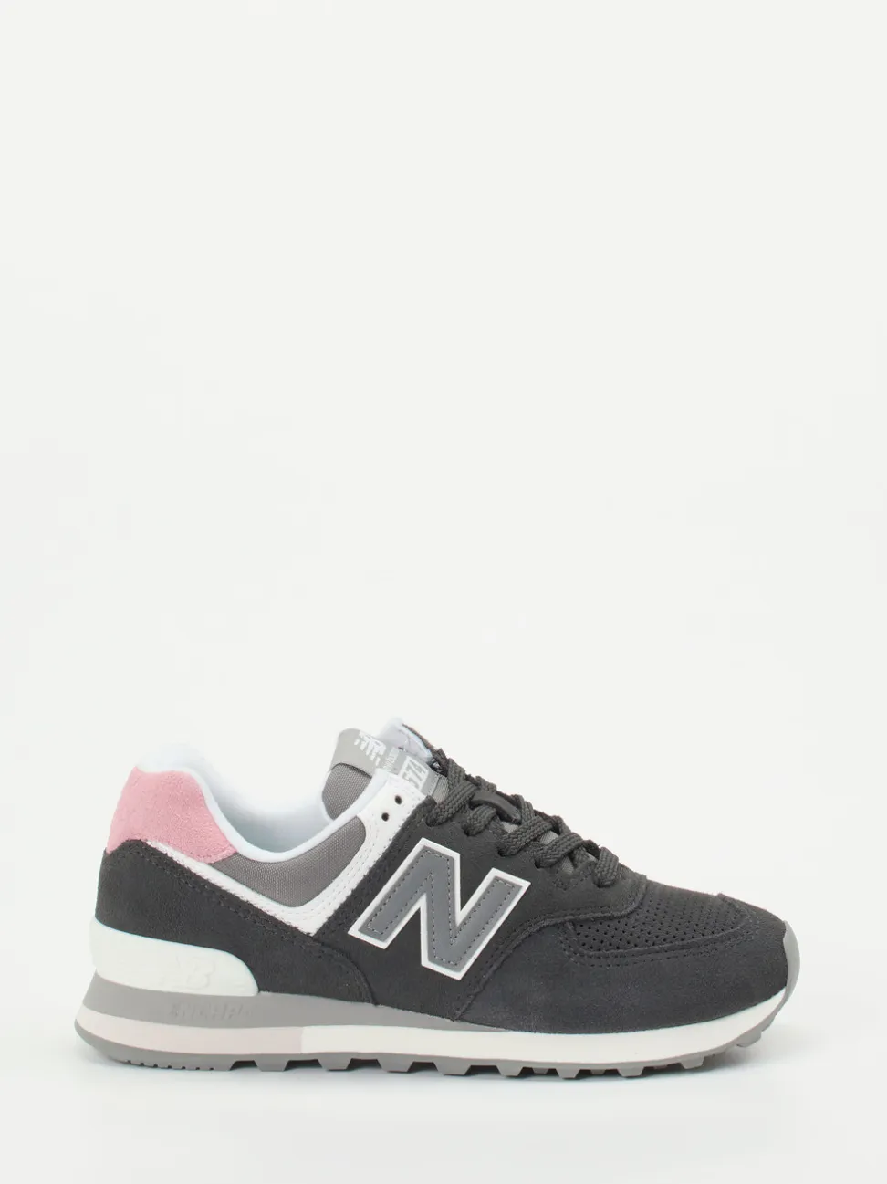 New Balance – Retro-Sneaker aus Veloursleder anthrazit
