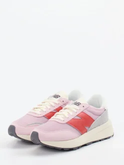 New Balance – Sneaker aus Textil und Veloursleder Pastell