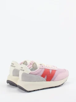New Balance – Sneaker aus Textil und Veloursleder Pastell
