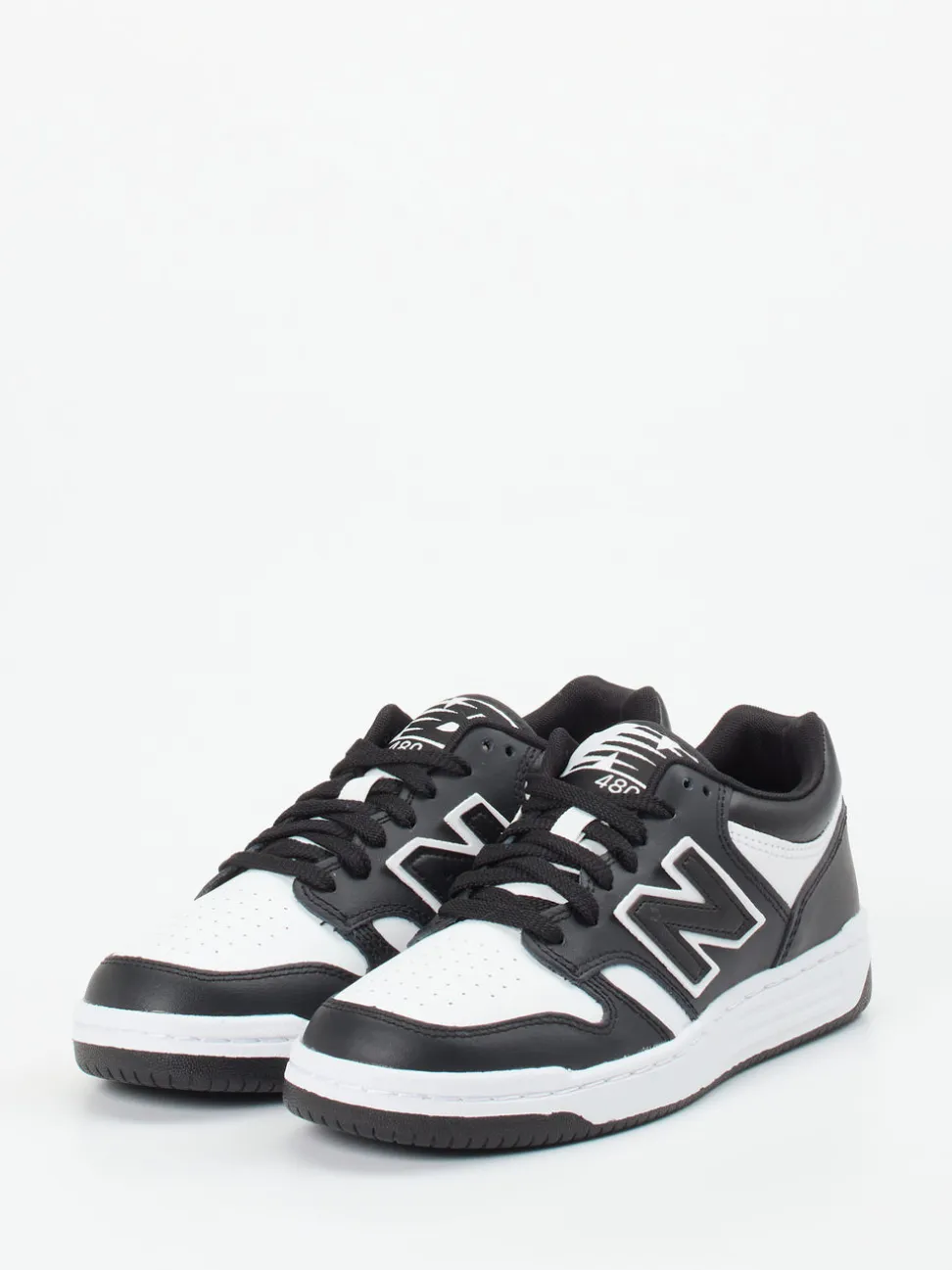 New Balance – Sneaker aus Textil in Schwarz-Weiß