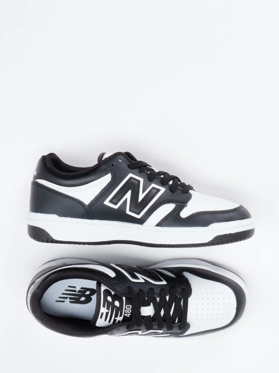New Balance – Sneaker aus Textil in Schwarz-Weiß
