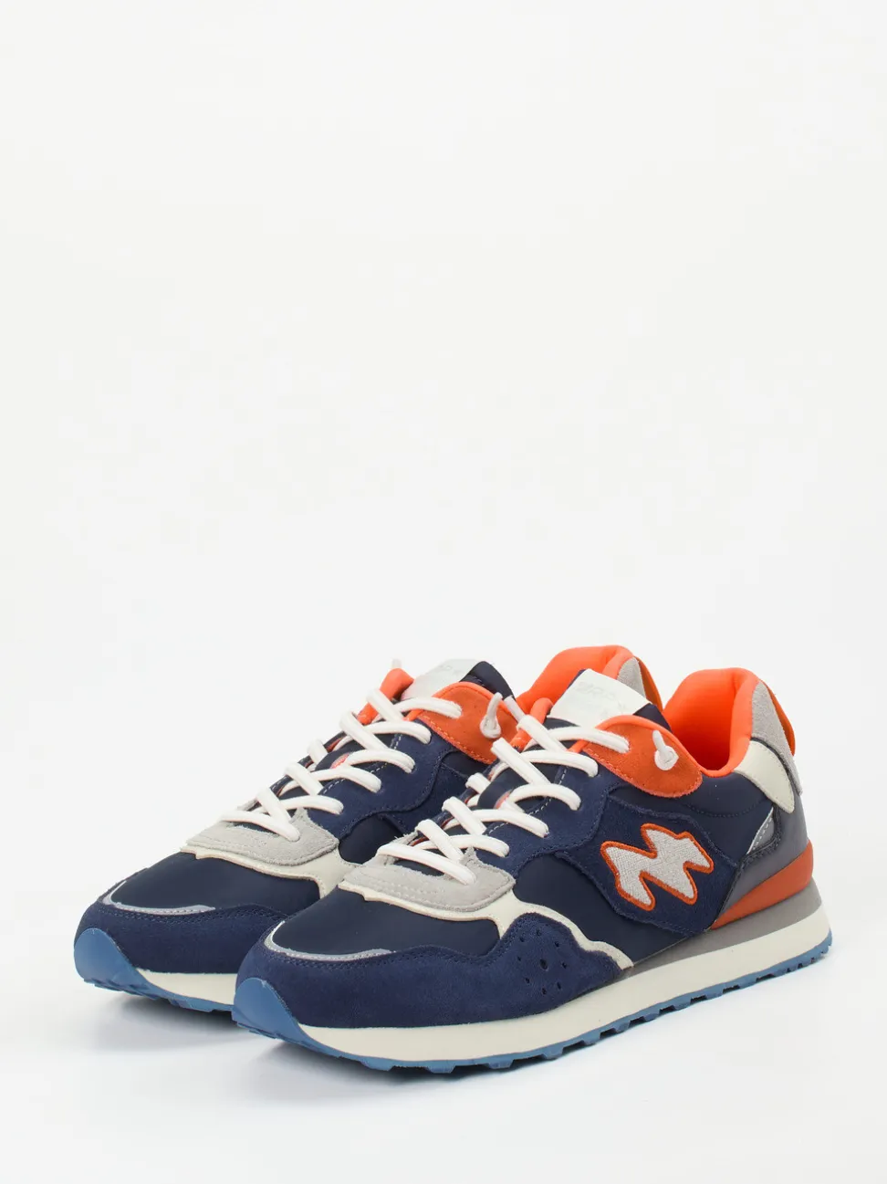 New Balance – Sneaker aus Veloursleder und Textil Marineblau