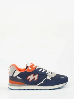 New Balance – Sneaker aus Veloursleder und Textil Marineblau