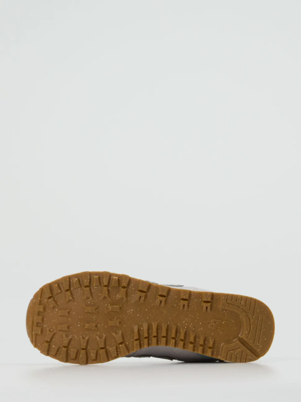New Balance – Sneaker aus Textil und Veloursleder Hellgrau