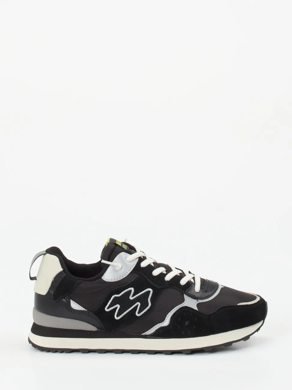 New Balance – Sneaker aus Veloursleder und Nylon schwarz