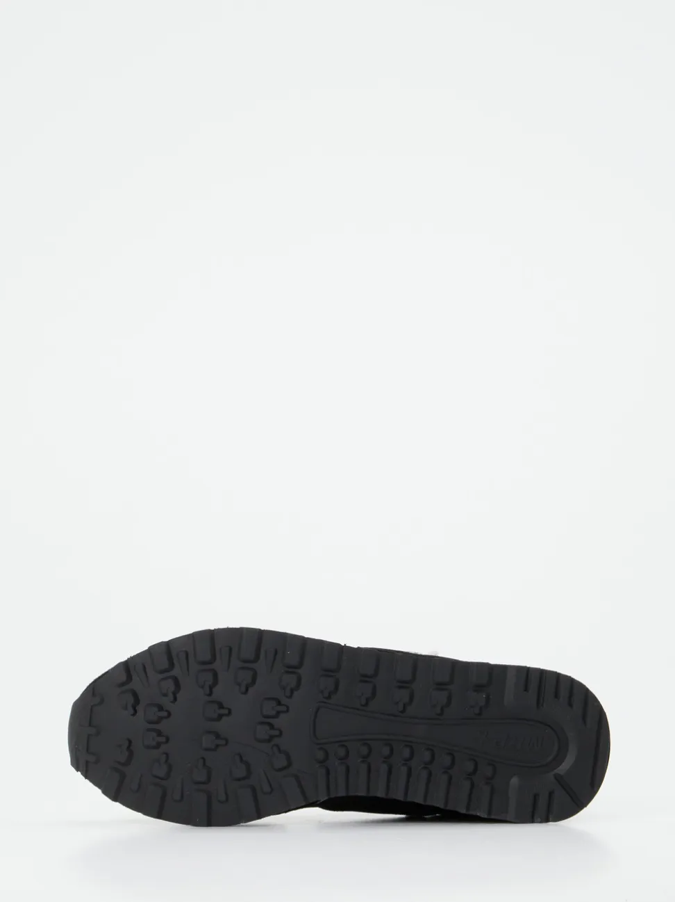 New Balance – Sneaker aus Veloursleder und Nylon schwarz