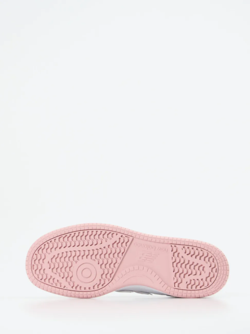 New Balance – Sneaker aus Kalbleder Weiß Rosa