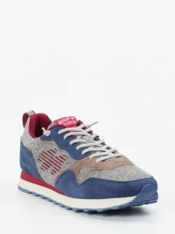 New Balance – Sneaker aus Velour/Textil in Grau