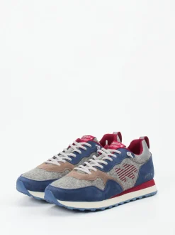 New Balance – Sneaker aus Velour/Textil in Grau