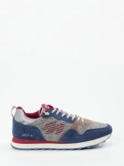 New Balance – Sneaker aus Velour/Textil in Grau