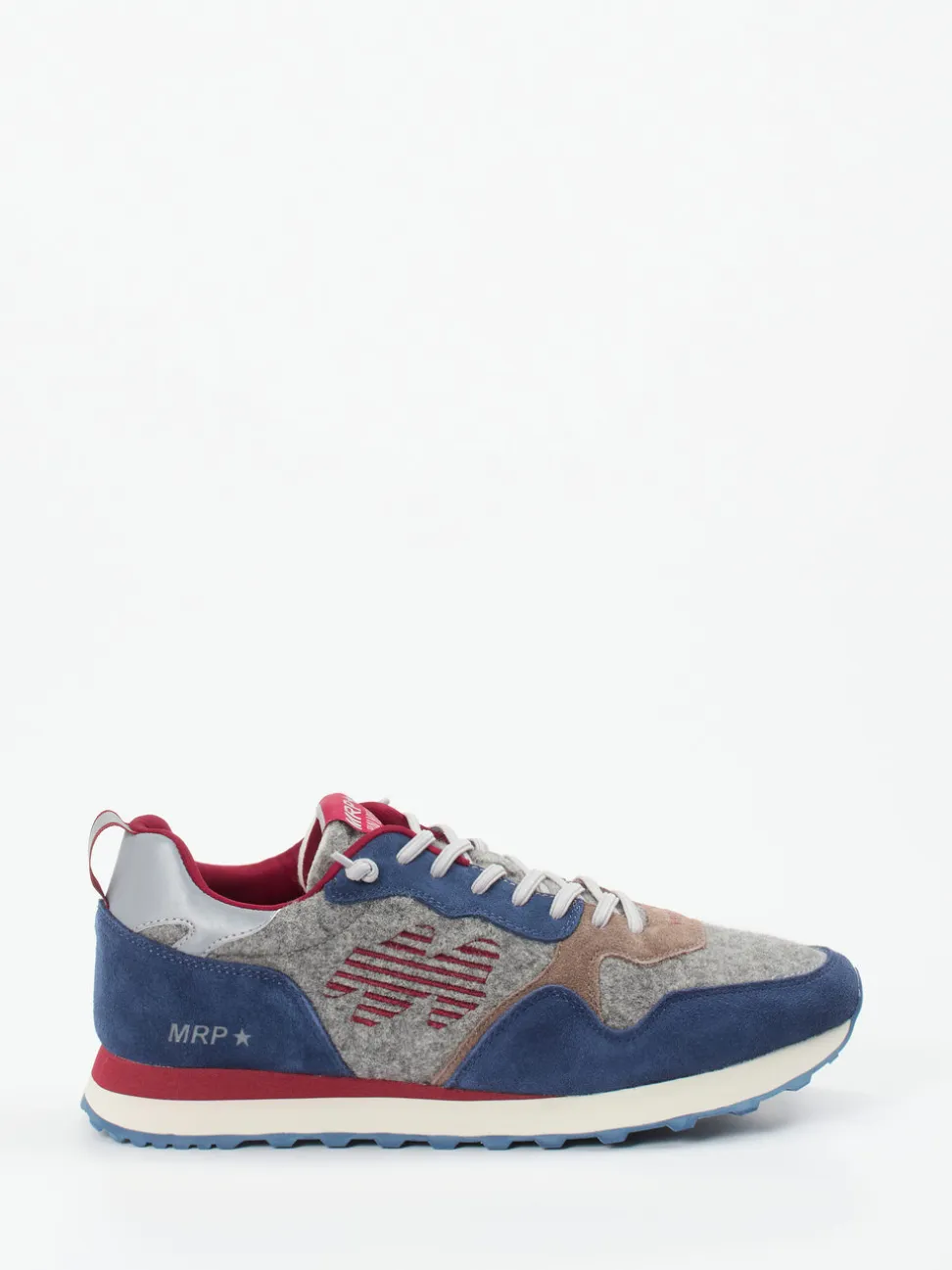 New Balance – Sneaker aus Velour/Textil in Grau