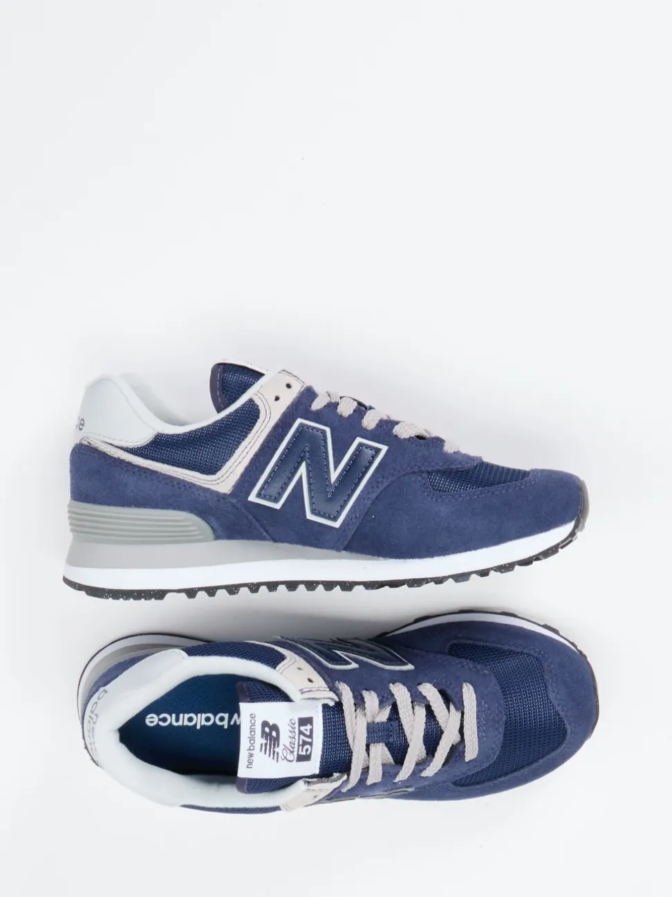 New Balance – Sneaker aus Veloursleder und Mesh blau