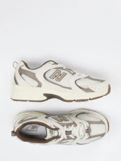 New Balance – Sneaker aus Textil in Beige