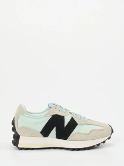 New Balance – Sneaker aus Textil und Veloursleder mint