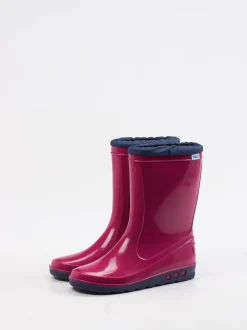 Nora – Gummistiefel aus Synthetik in Beerenpink