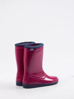 Nora – Gummistiefel aus Synthetik in Beerenpink