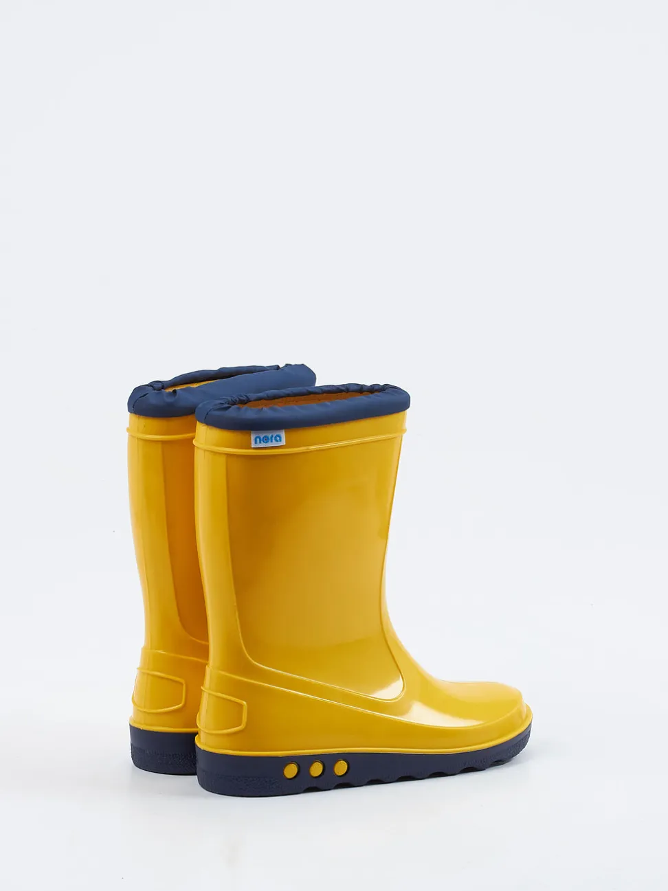 Nora – Kinder-Gummistiefel aus PVC in Sonnengelb
