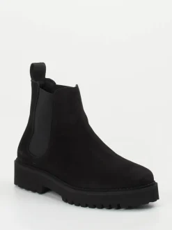 Nubikk – Chelsea Boots aus Nubukleder schwarz