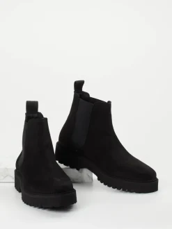 Nubikk – Chelsea Boots aus Nubukleder schwarz
