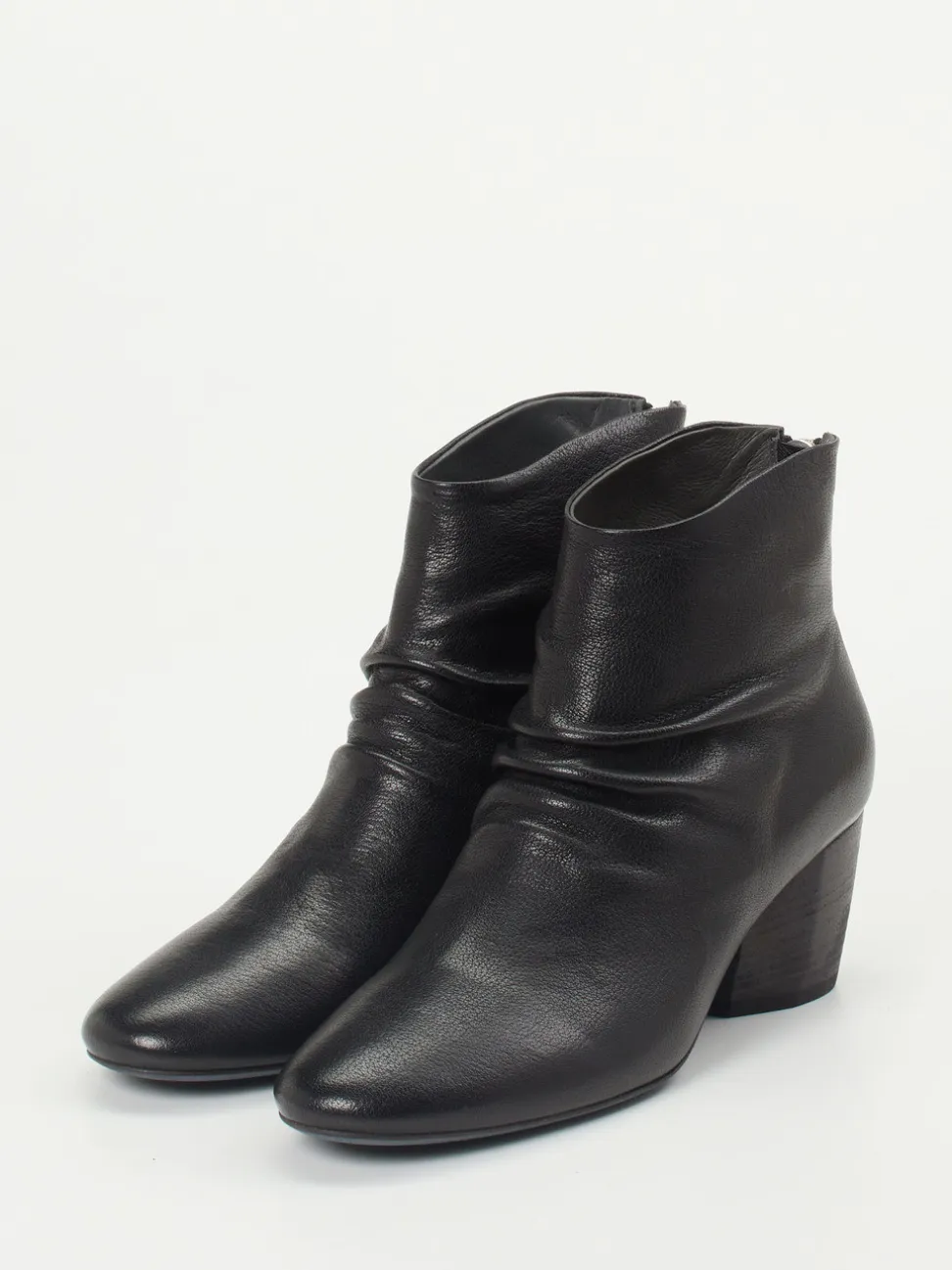Officine Creative – Ankle Boot aus Büffelleder schwarz