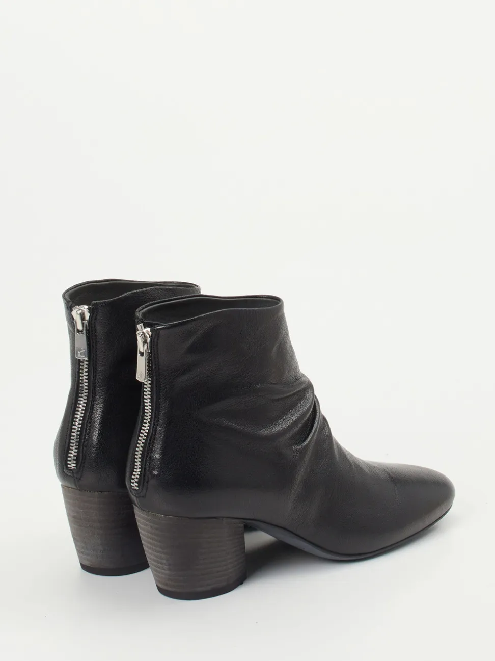 Officine Creative – Ankle Boot aus Büffelleder schwarz