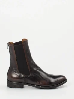 Officine Creative – Chelsea Boots aus Büffelleder braun
