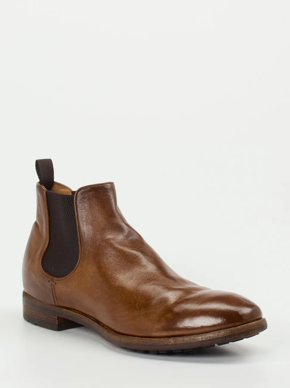 Officine Creative – Chelsea Boots aus Büffelleder Braun